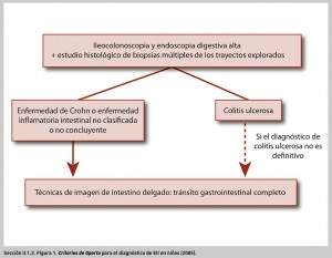 FIGURA 1. Criterios de Oporto para el diagnóstico de EII en niños (2005).